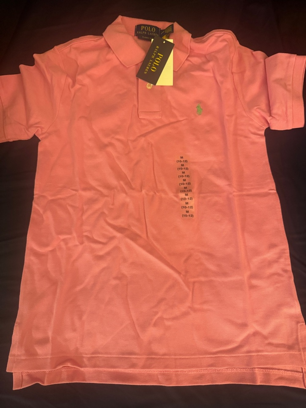 Polo by Ralph Lauren Kids Polo Shirt in Coral Pink